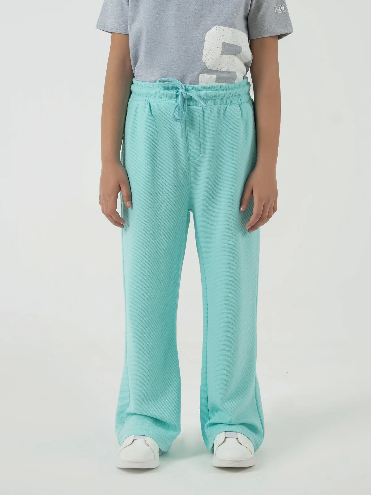 "VERA" Basic Regular Fit Jacquard Trouser