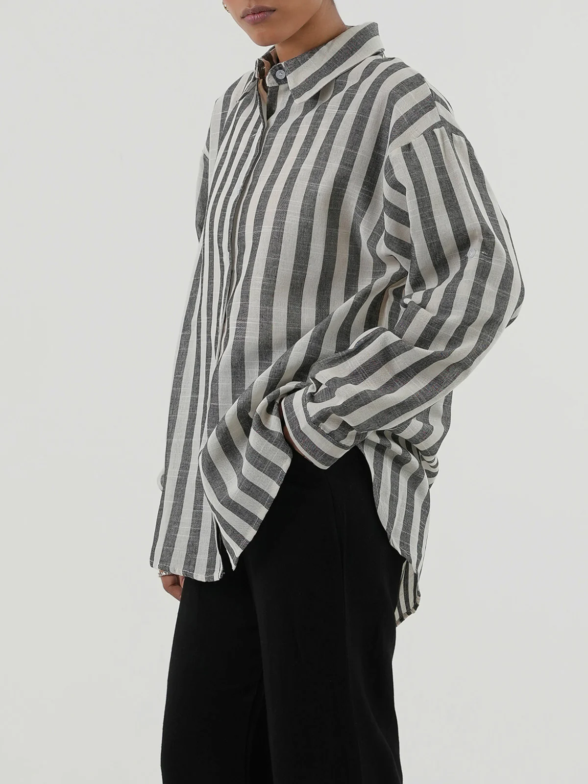 "VERDI" Regular Fit Cotton Top - Image 3