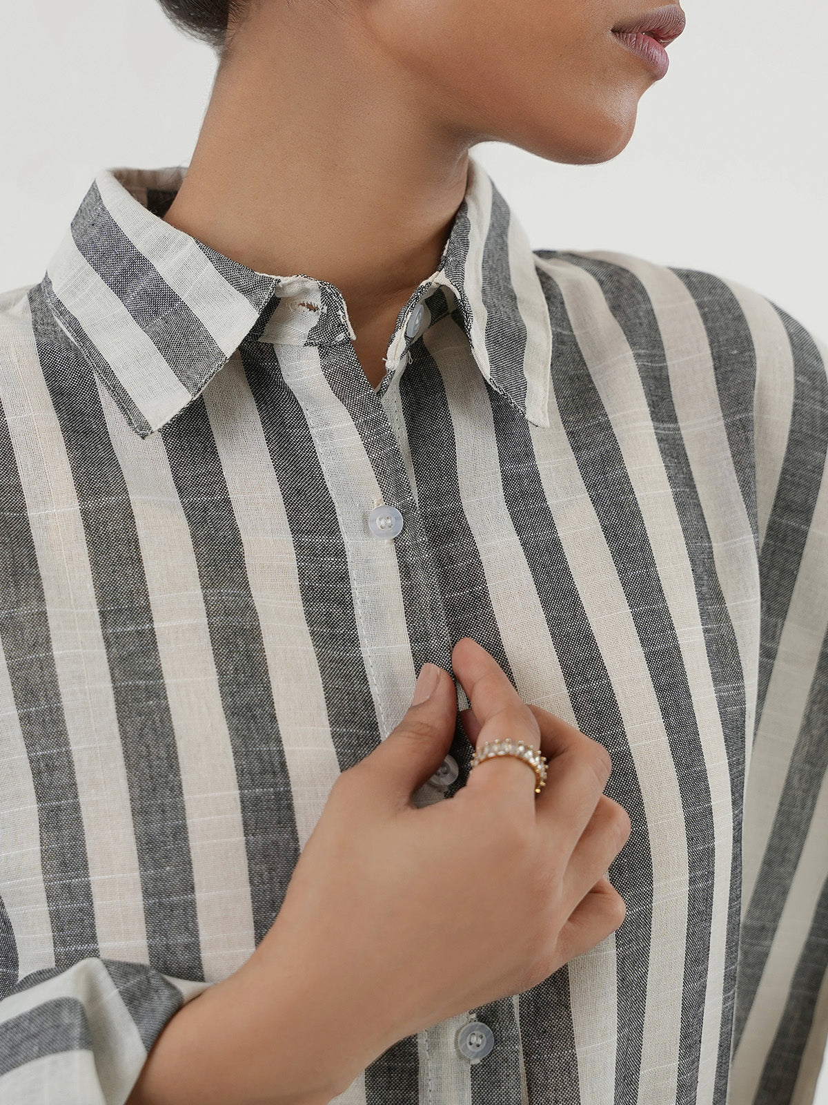"VERDI" Regular Fit Cotton Top - Image 5