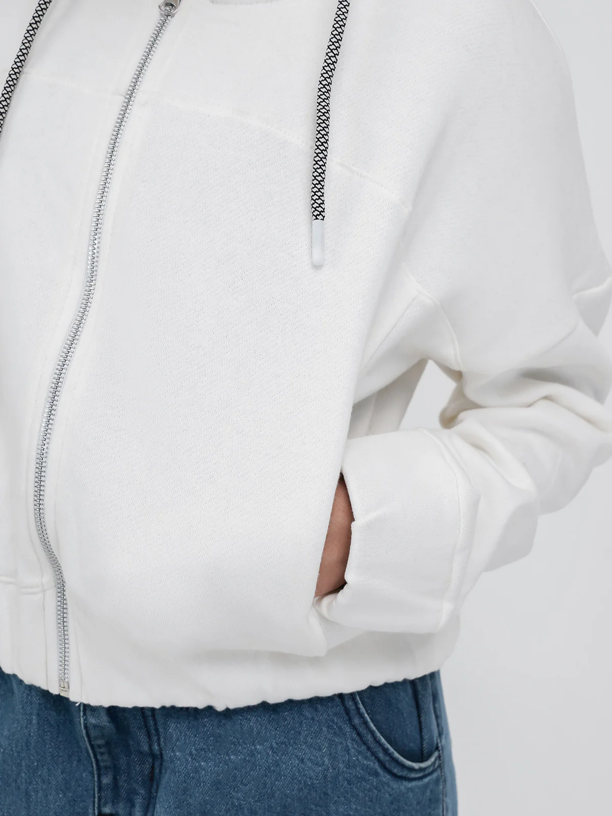 "VIRGO" Zipper Casual Fleece Hoodie - Image 4
