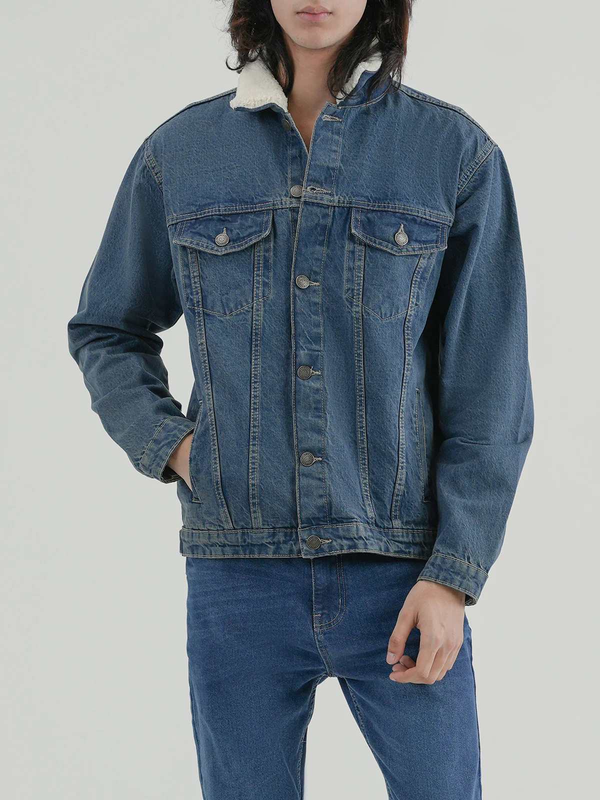 "WEIDE" Comfort Regular Fit Denim Jacket