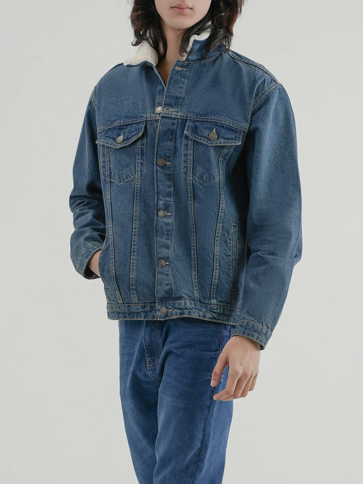 "WEIDE" Comfort Regular Fit Denim Jacket - Image 2