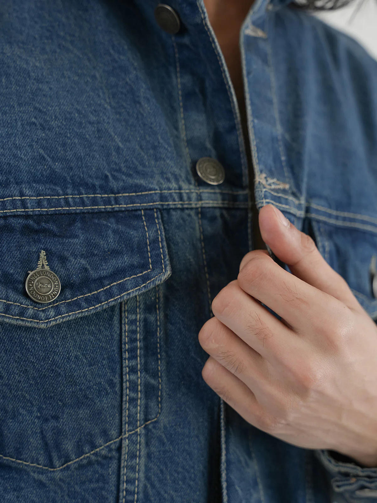 "WEIDE" Comfort Regular Fit Denim Jacket - Image 5