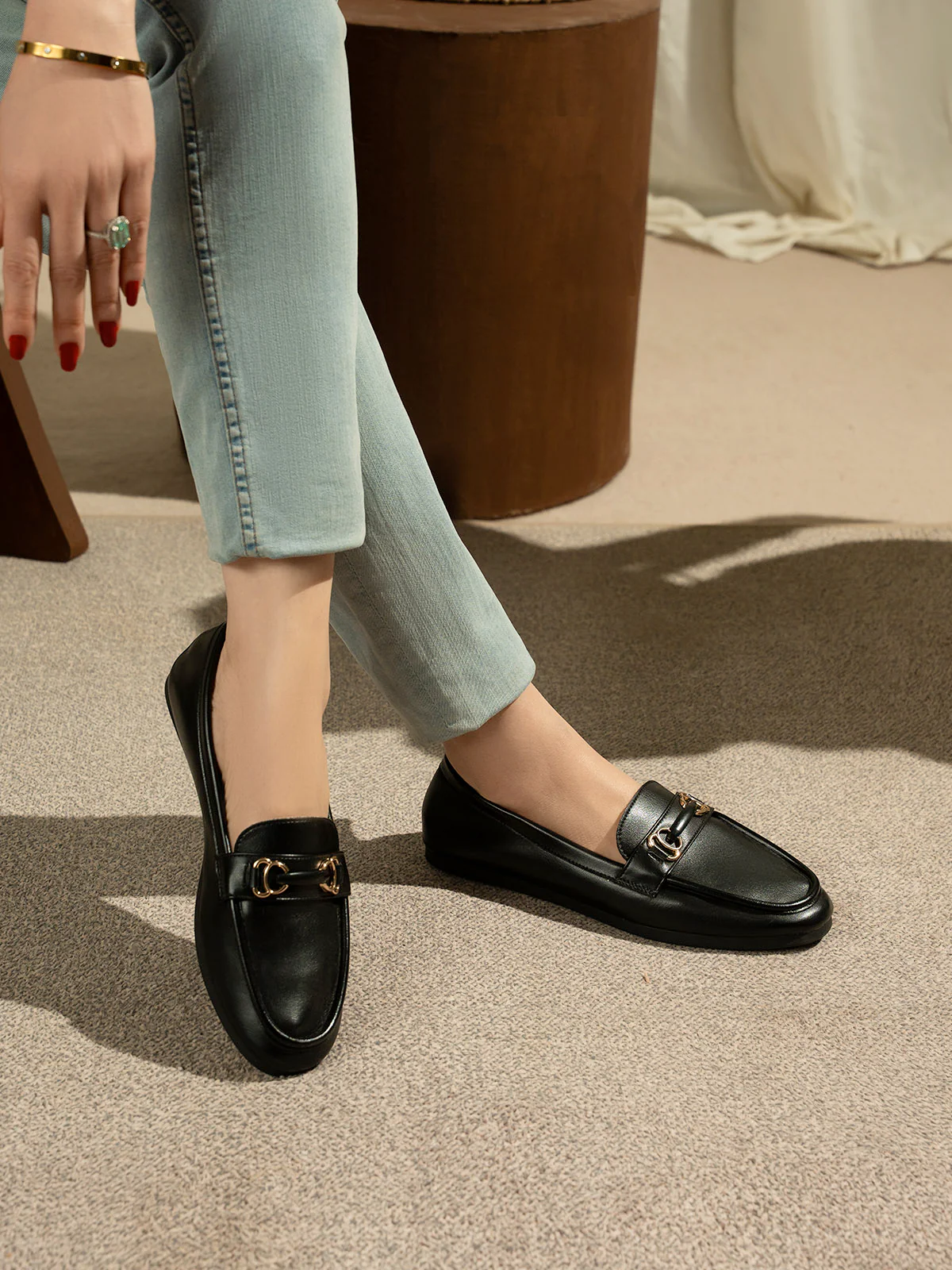Women "ABIGAIL" Convenient Slip On Moccasins - Image 3