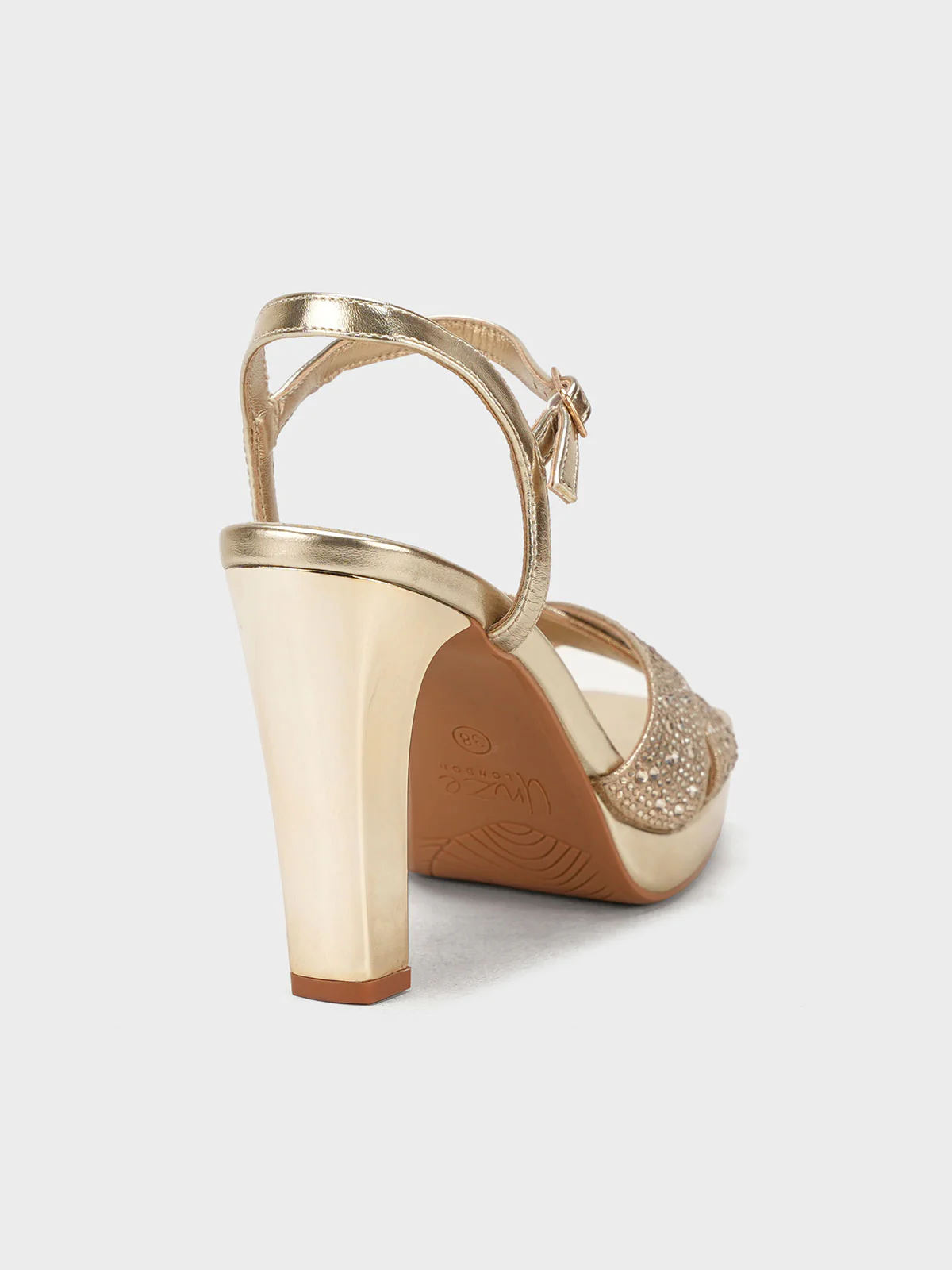 Women "ACHAVA" Glamorous Block Heel Sandals - Image 3