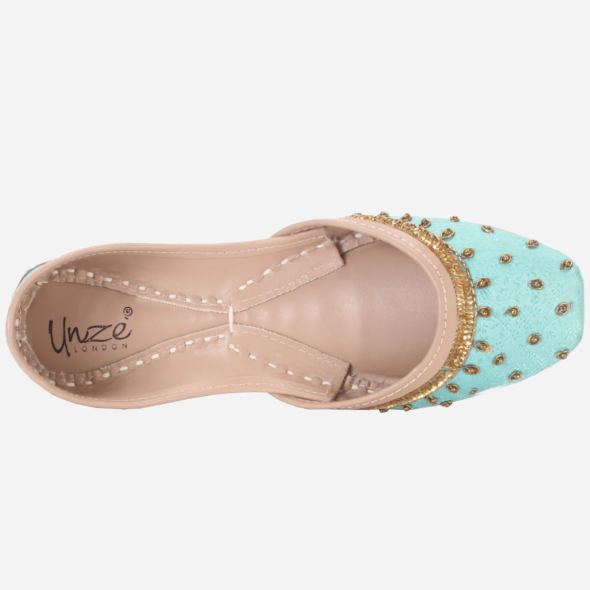 Women "ACHIM" Leather Embellished Khussa - Image 4