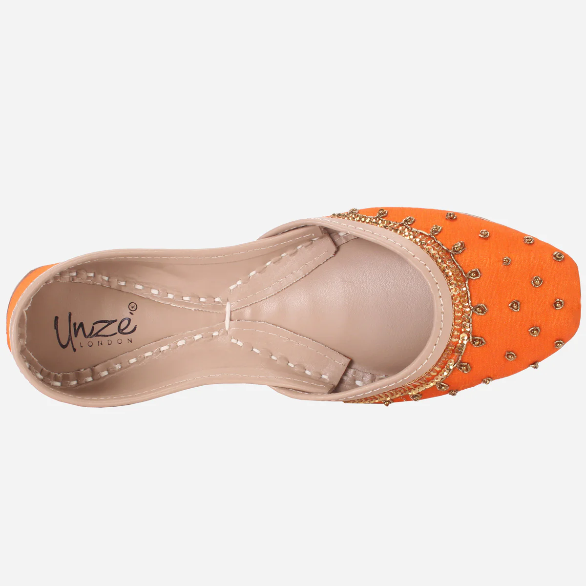Women "ACHIM" Leather Embellished Khussa - Image 4