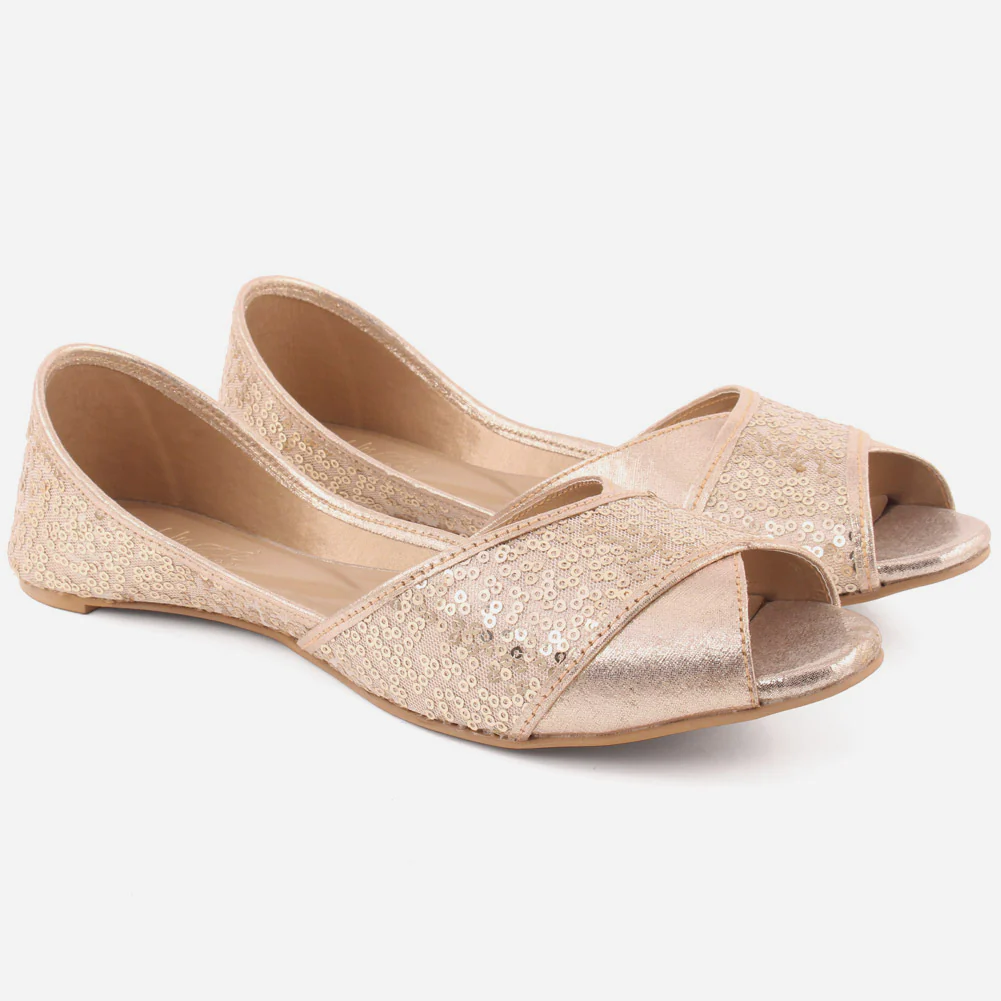 Women "ADE" Lightweight Peep Toe Khussa - Image 2