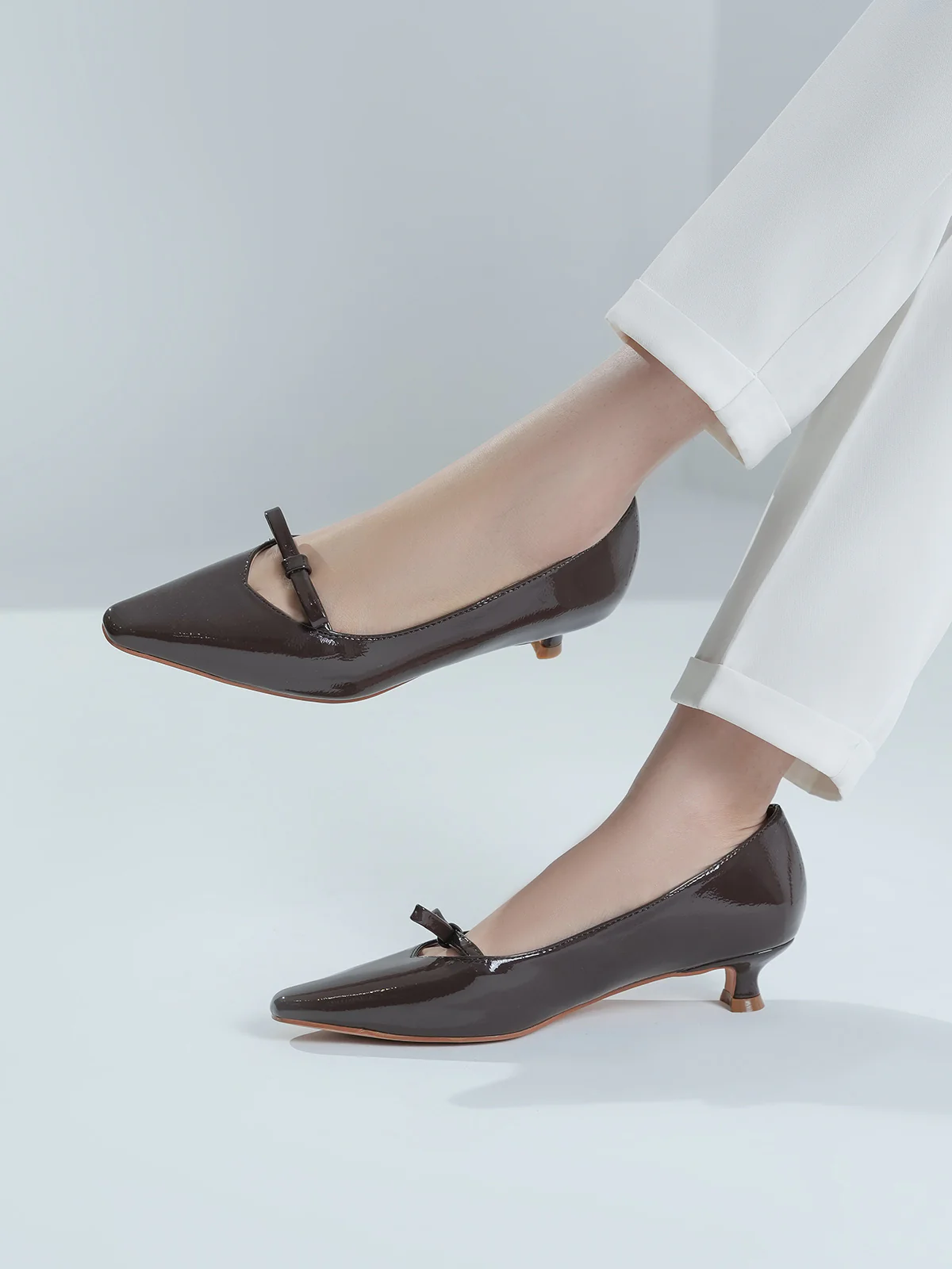 Women "ADELIA" Pointed Toe Court Shoes