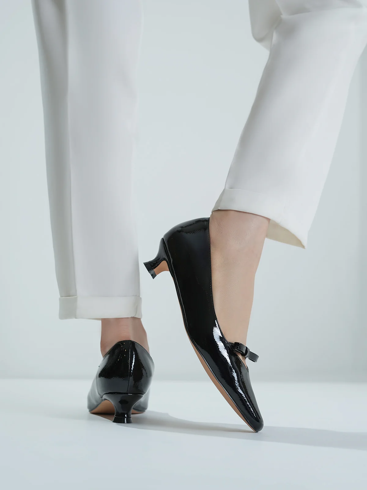 Women "ADELIA" Pointed Toe Court Shoes - Image 10