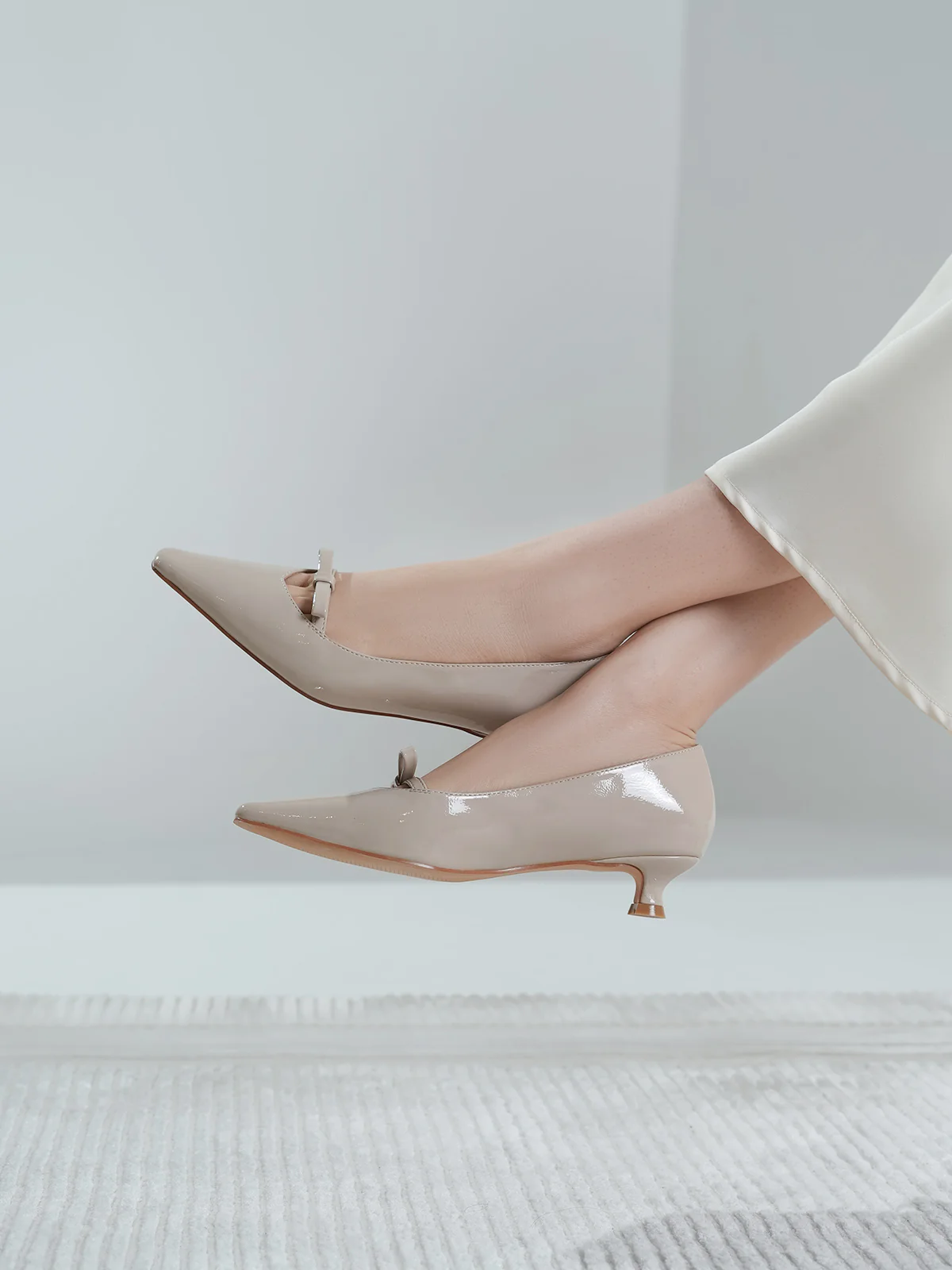 Women "ADELIA" Pointed Toe Court Shoes