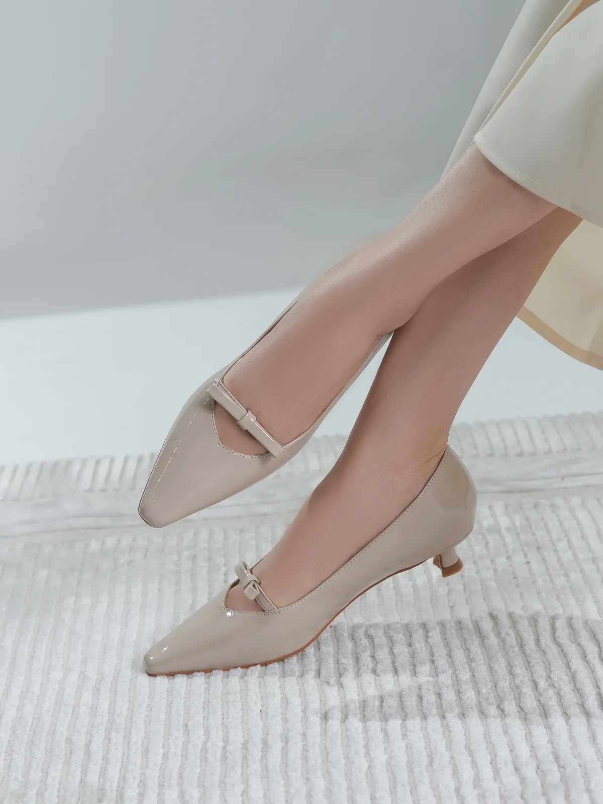 Women "ADELIA" Pointed Toe Court Shoes - Image 6
