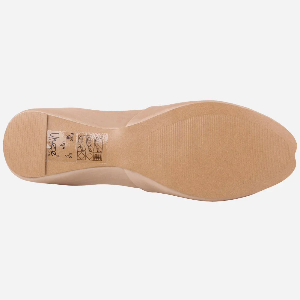 Women "ADIRA" Plain Sparkling Khussa - Image 5