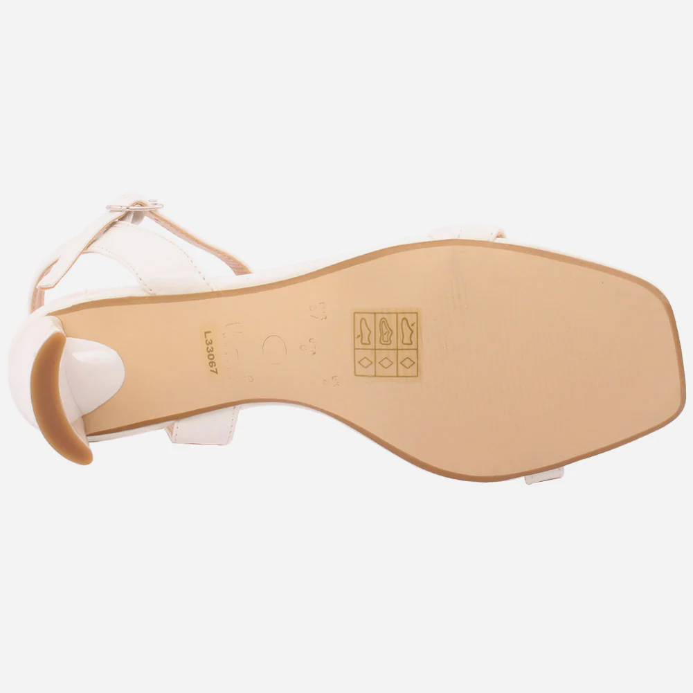 Women "ADRIANA" Simple and Strappy Block Heel Sandals - Image 5