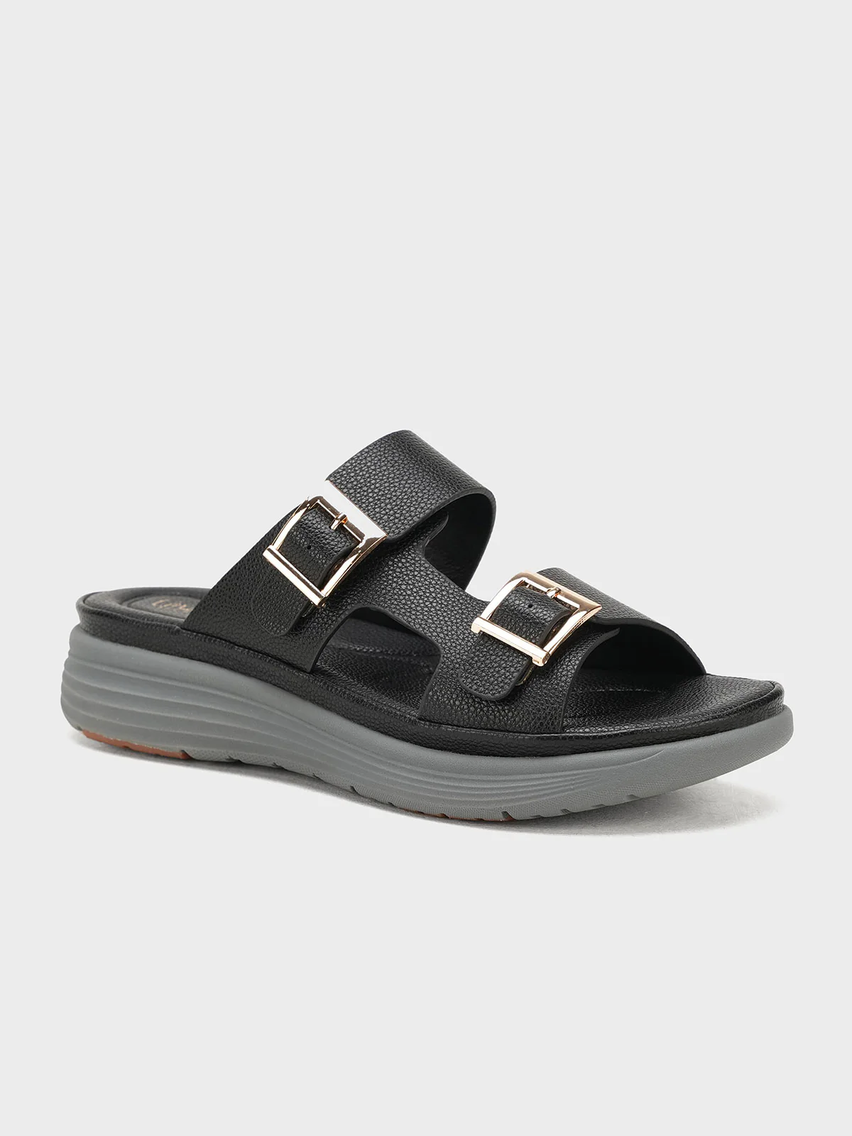 Women "AERYN" Buckle Design Comfort Slippers