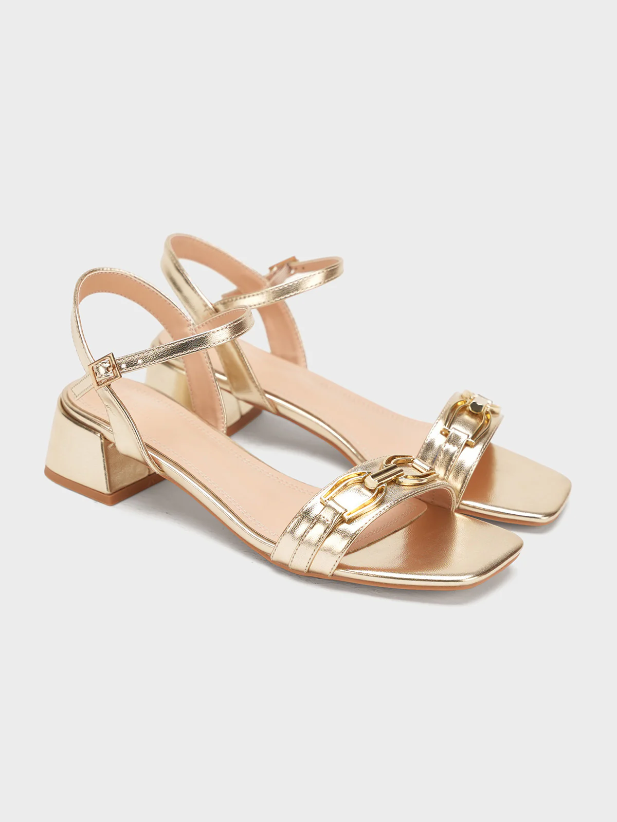 Women "AEXTER" Block Heel Buckle Sandals - Image 4
