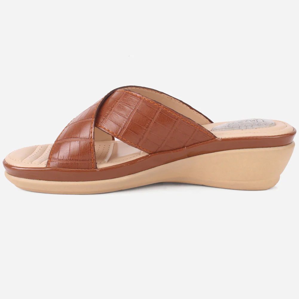 Womens "JOSEPHINE" Comfy Summer Wedge Slippers - Image 3