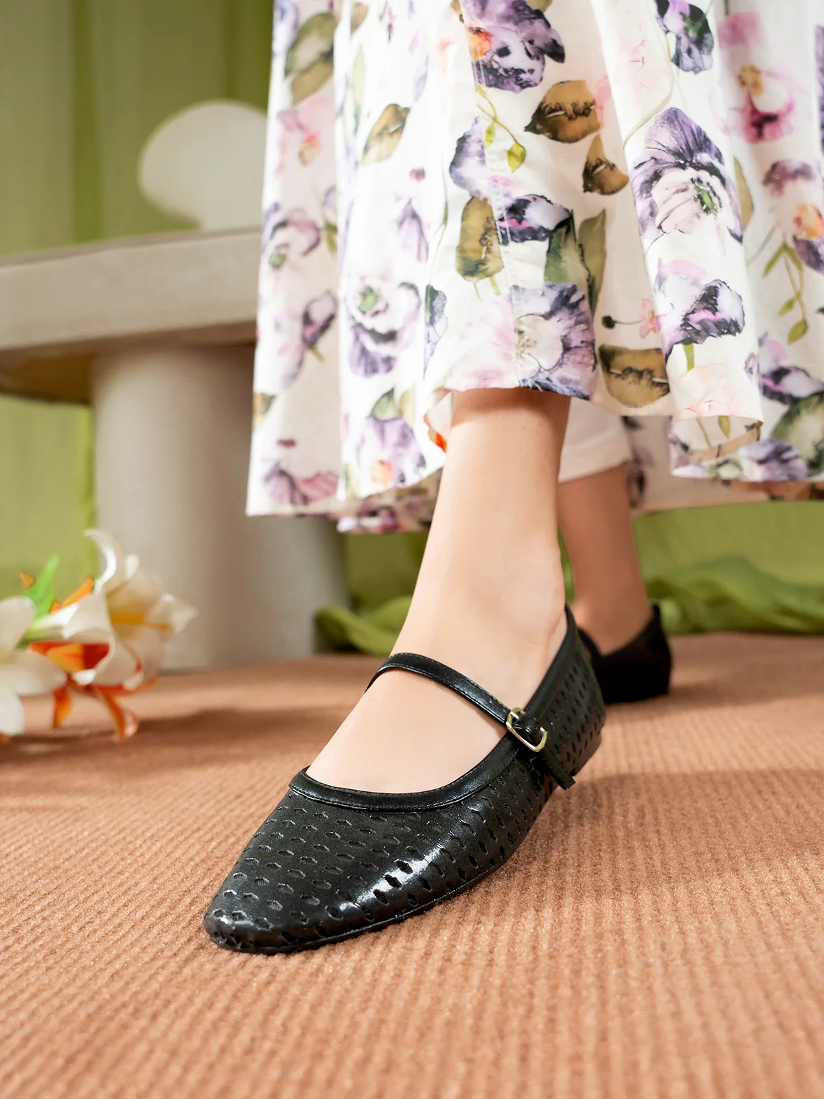 Women "AISLE" Elegant Buckle Court Shoes - Image 3