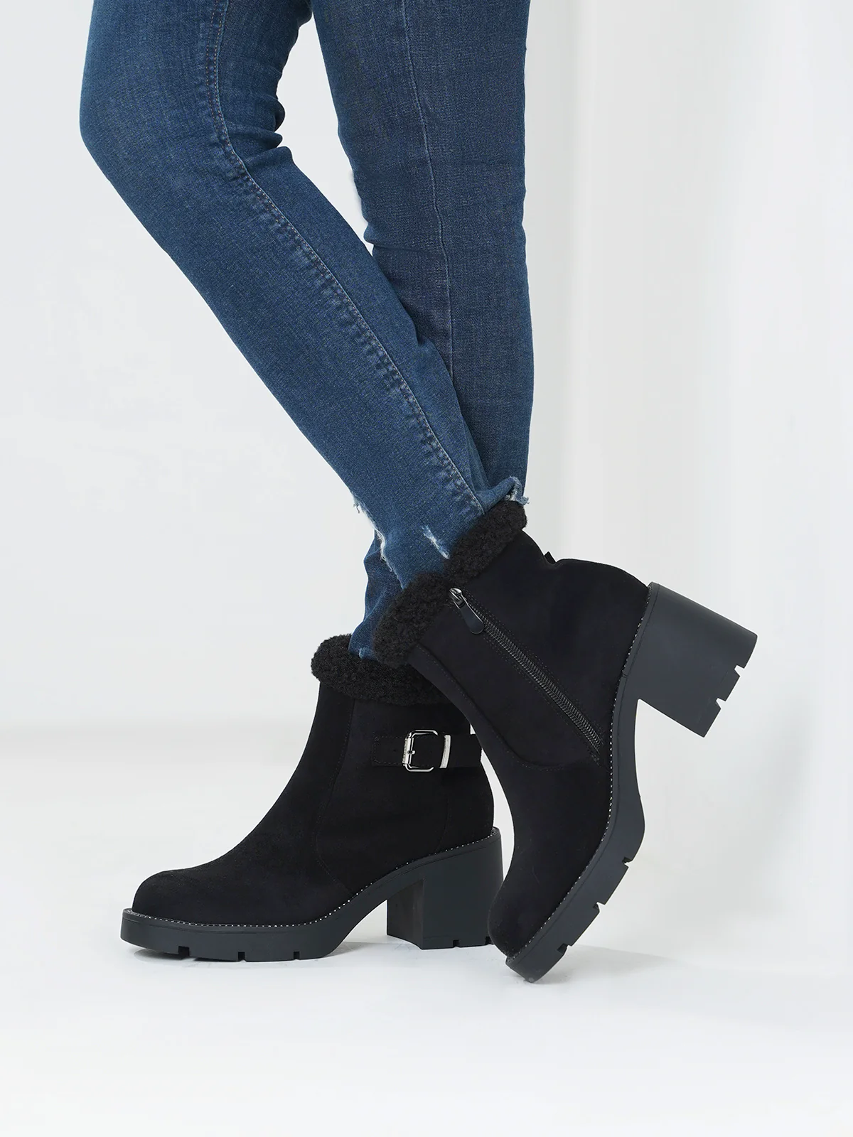 Women "AIYANA" Cozy Soft Ankle Boots - Image 3
