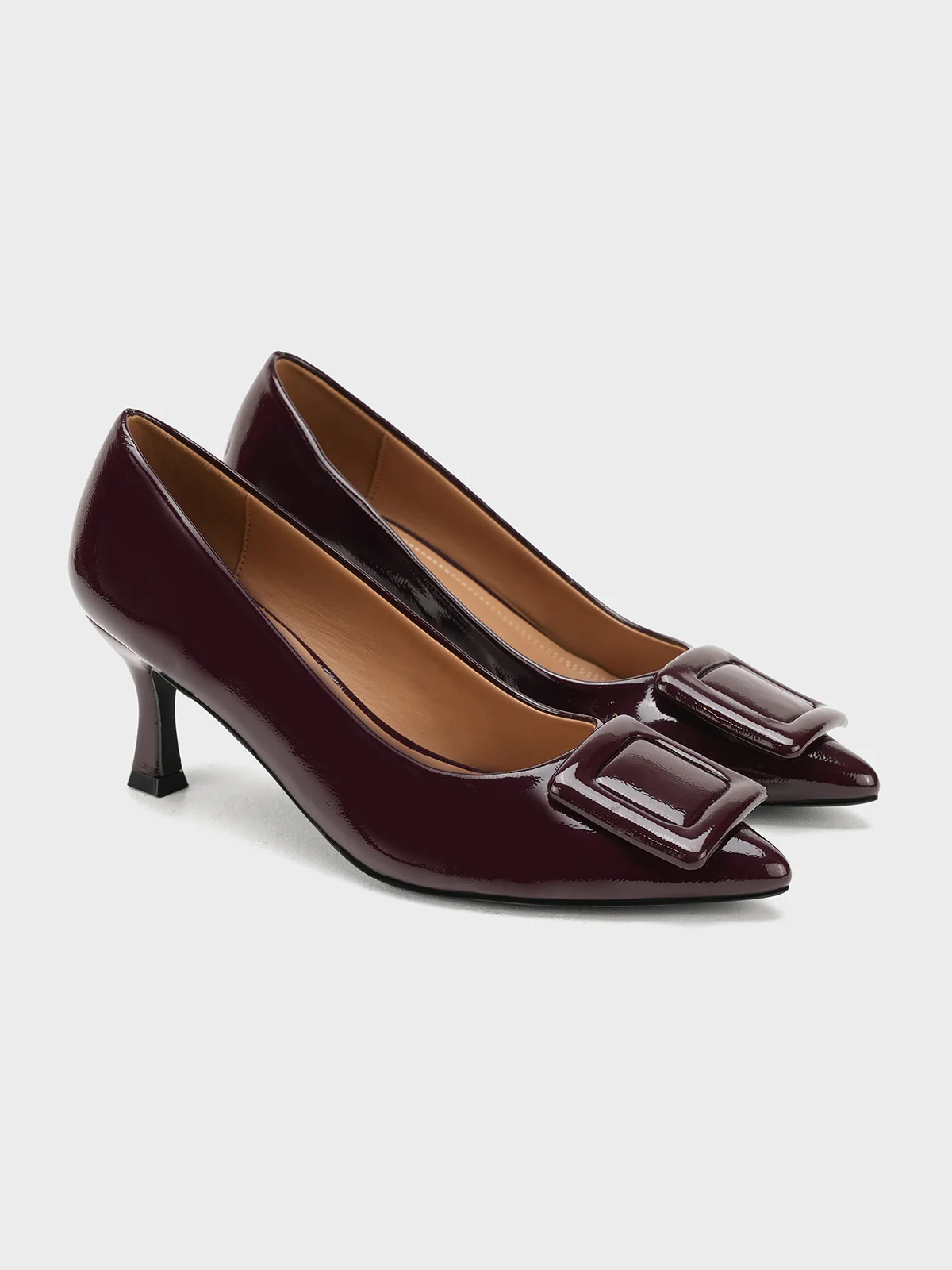Women "ALESSIO" Buckle Detail Courts - Image 4