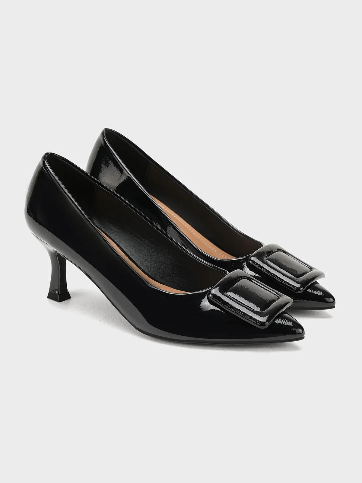 Women "ALESSIO" Buckle Detail Courts - Image 4