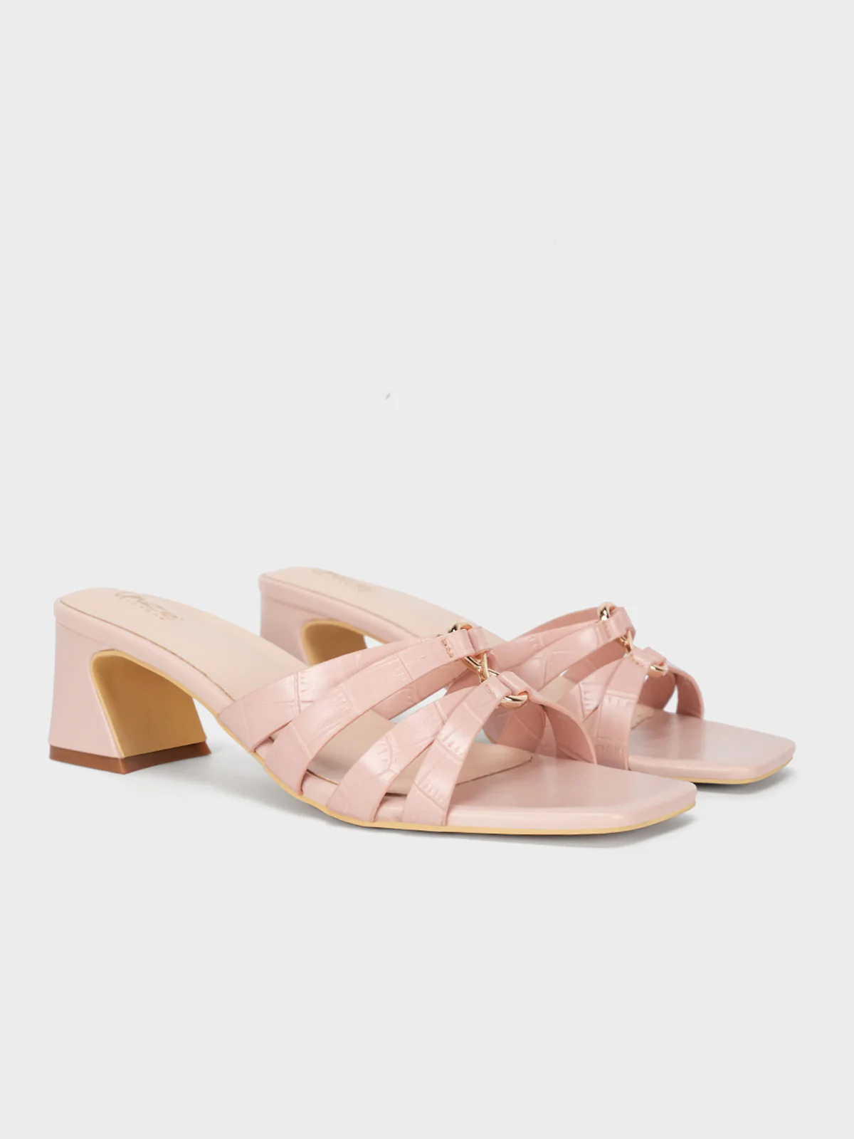 Women "ALEZAE" Block Heel Sandals - Image 2