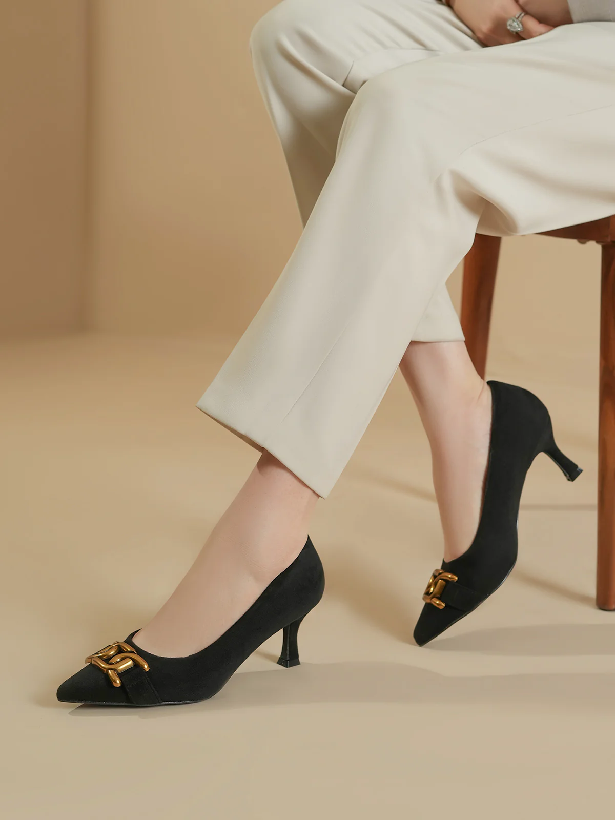 Women "ALIYUS" Elegance Courts Shoes - Image 3