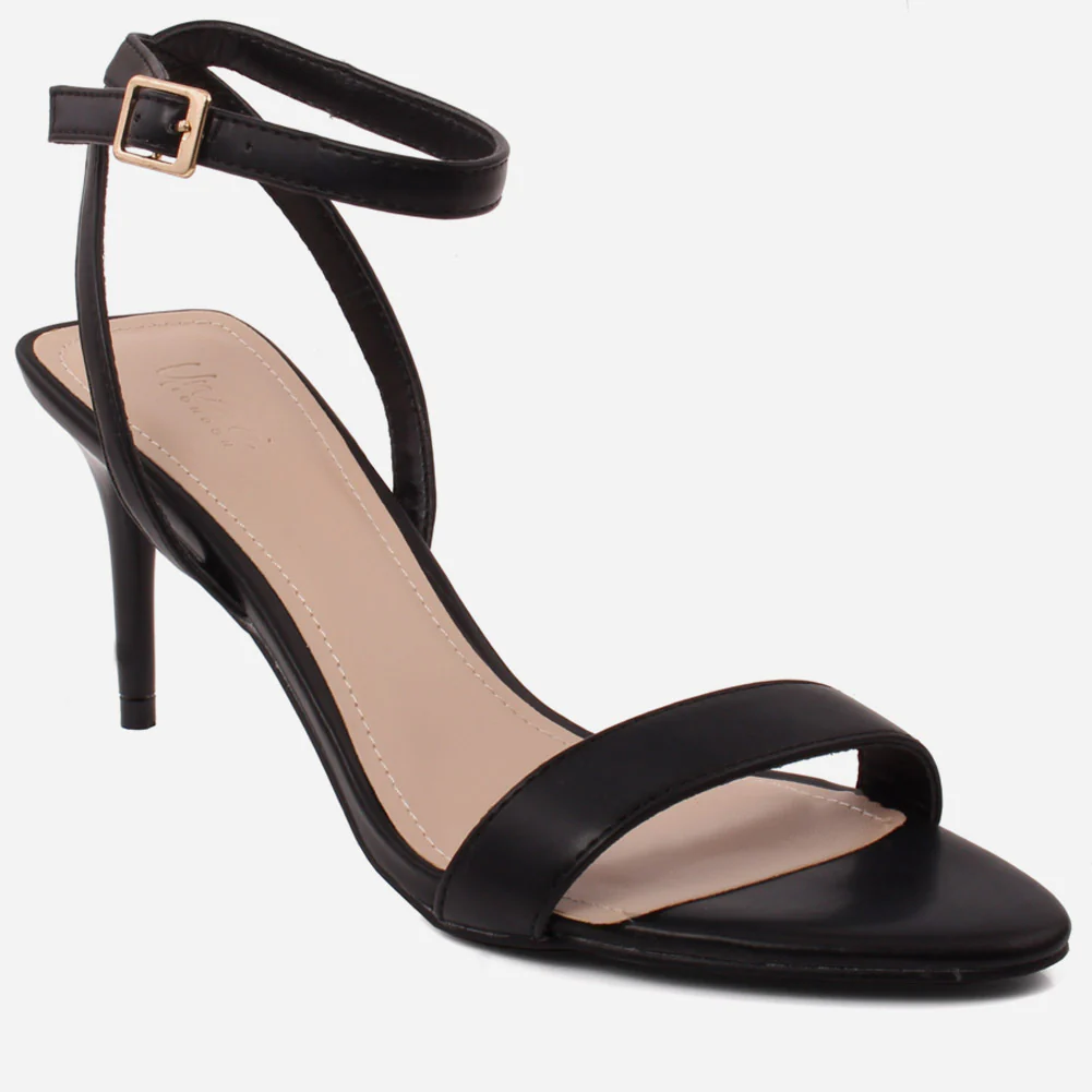 Women "ALLA" Ankle Strap Stiletto Heel Sandals