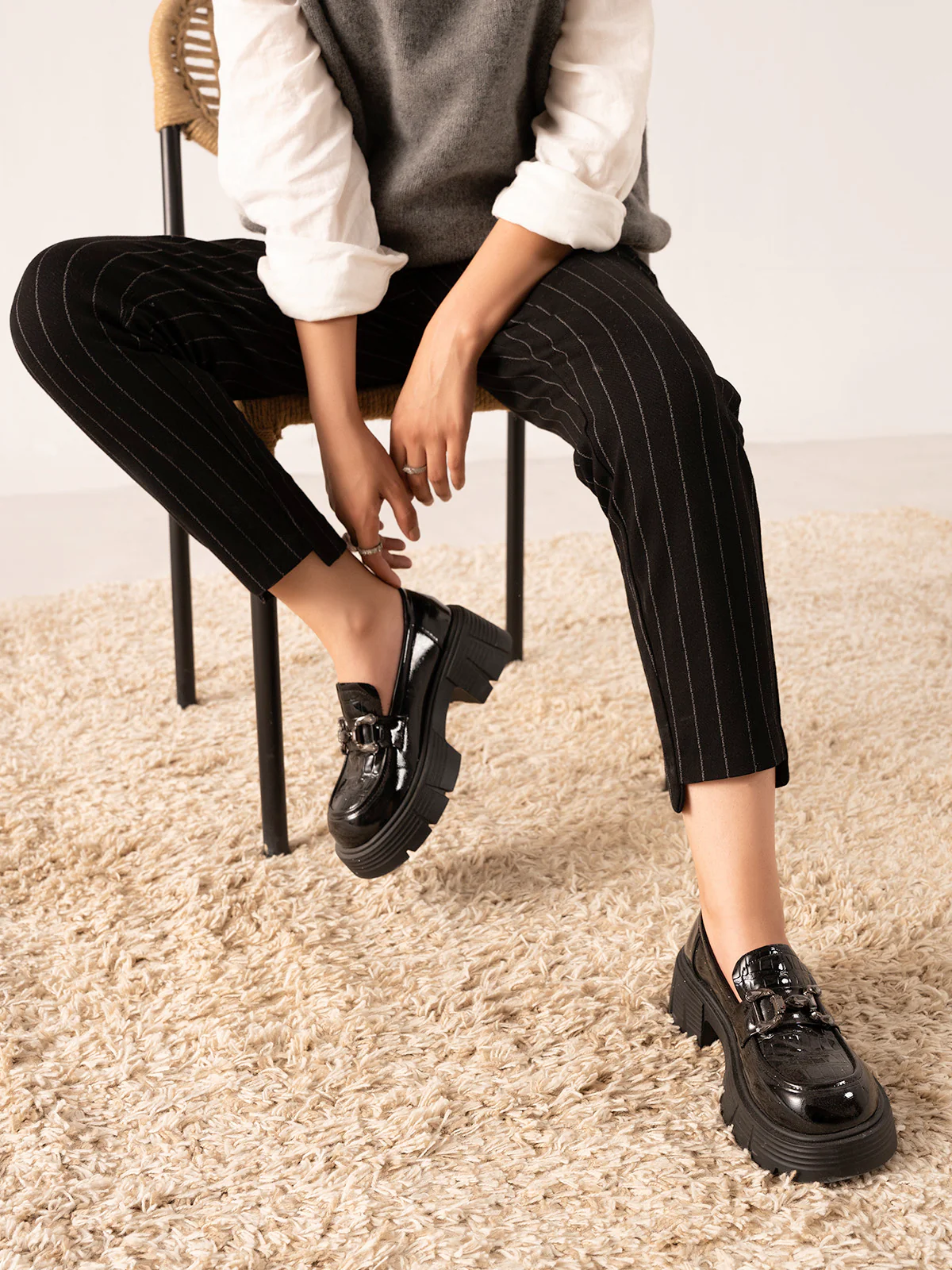 Women "ALTIDE" Casual textured Loafers
