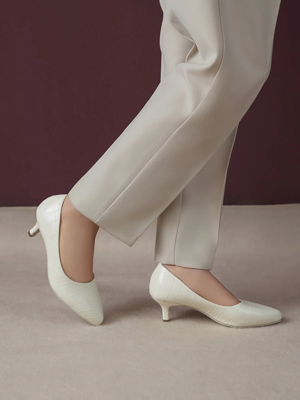 Women "ALVARO" Simple Slip On Court Shoes - Image 6