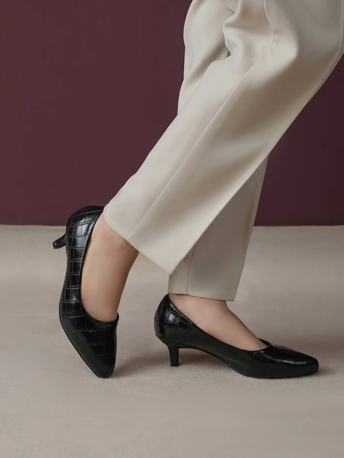 Women "ALVARO" Simple Slip On Court Shoes