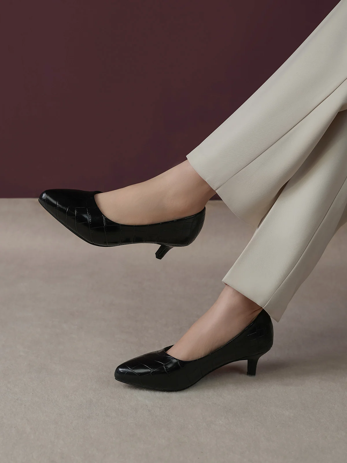 Women "ALVARO" Simple Slip On Court Shoes - Image 6