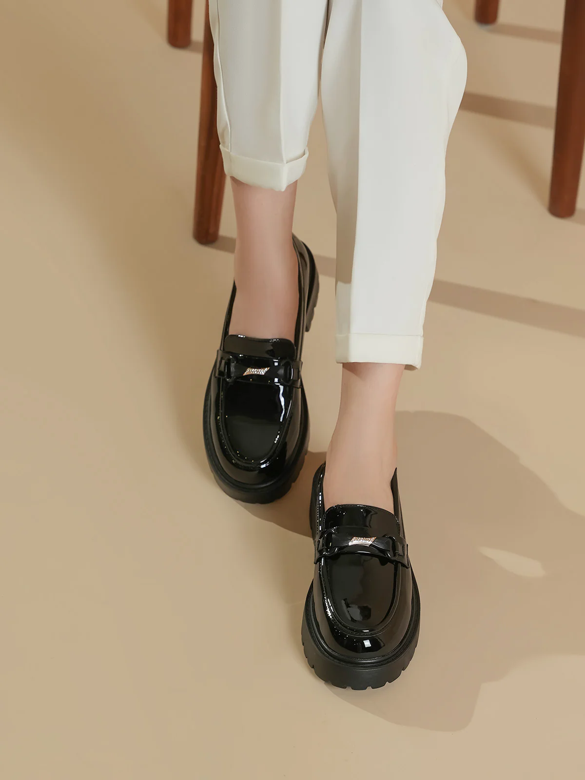 Women "ANAVIA" Classy Look Loafers - Image 11