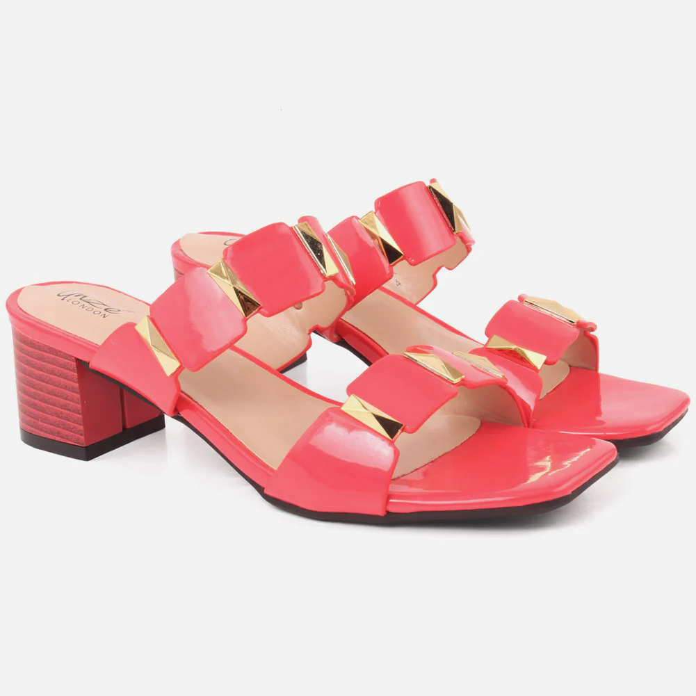 Women "ANDA" Two Strap Slip On Sandals - Image 2