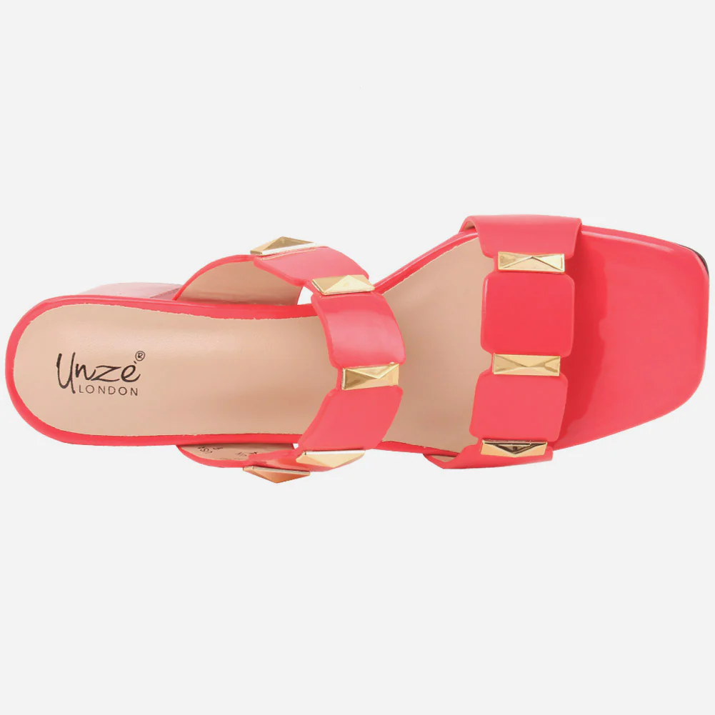 Women "ANDA" Two Strap Slip On Sandals - Image 4