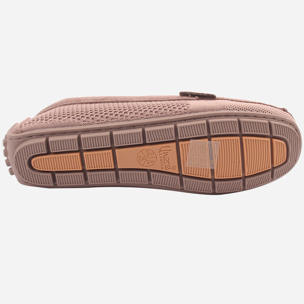 Women "ANEY" Faux Fur Suede Moccasins - Image 5