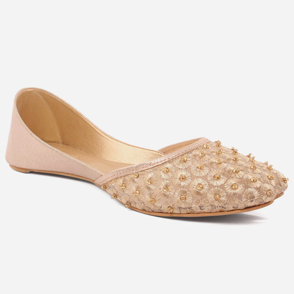 Women "Anita" sparkling beads Khussa