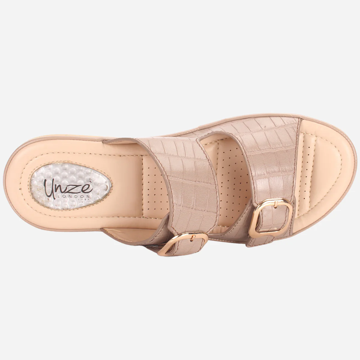 Womens "ZITOPA" Comfy Everyday Casual Wedge Slippers - Image 6