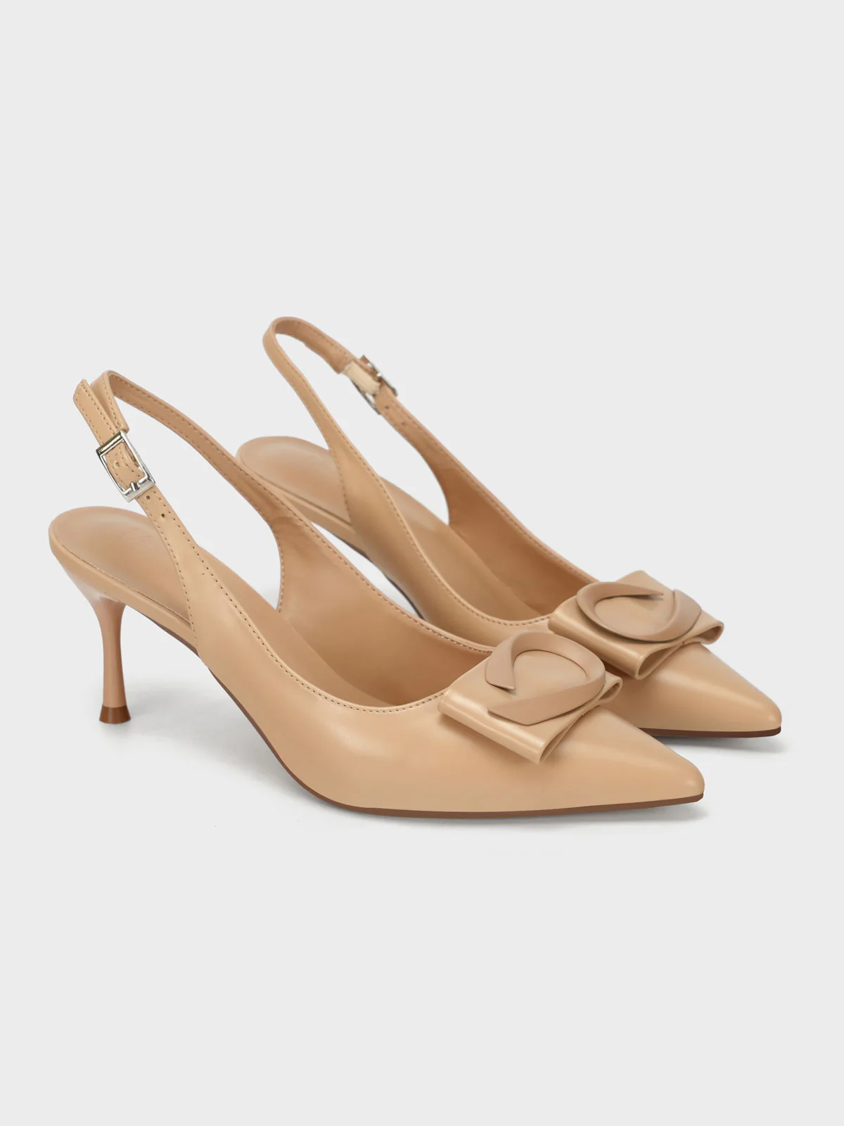 Women "ANNETTE" Pointy Back Strap Courts - Image 2