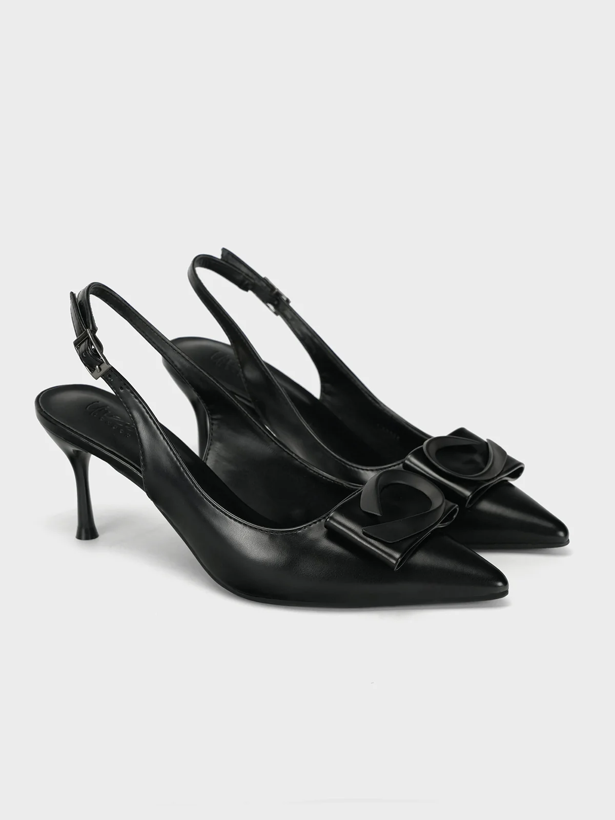 Women "ANNETTE" Pointy Back Strap Courts - Image 2