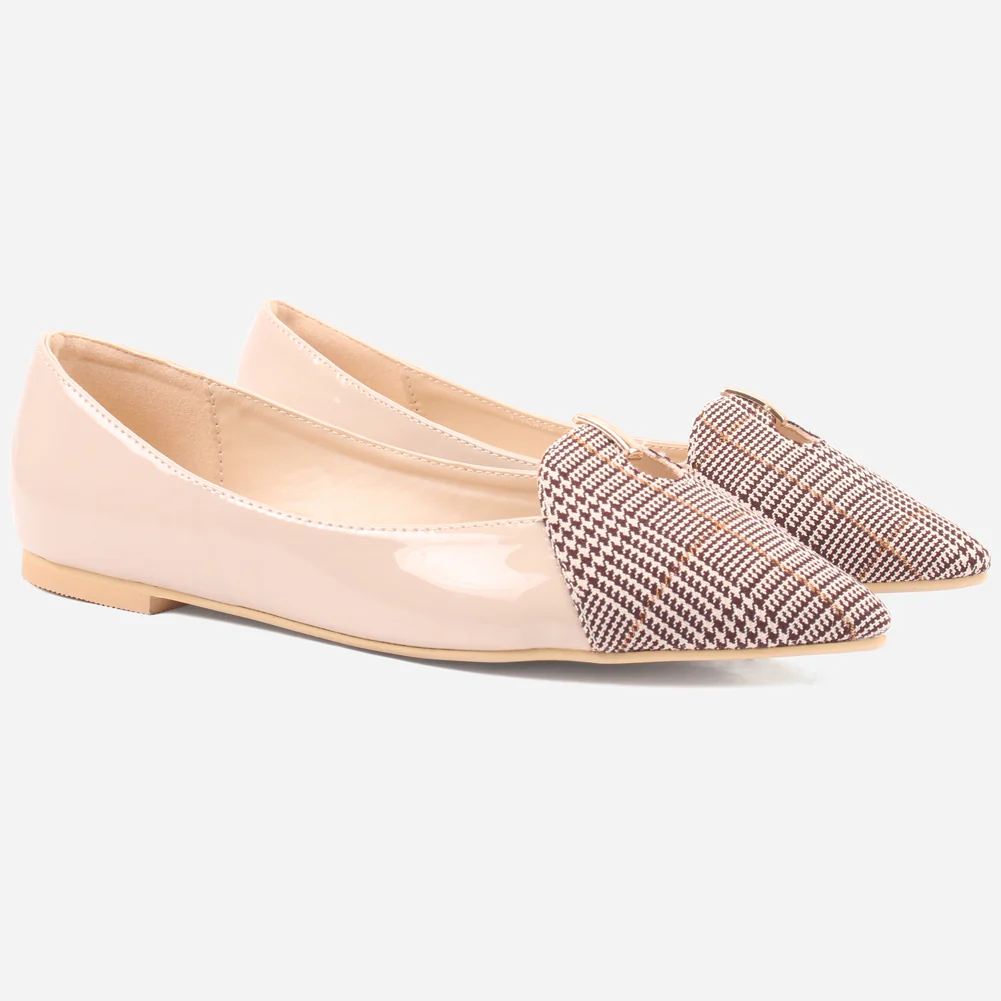 Women "ANNIE" Comfort Two Tone Pump Shoes - Image 2