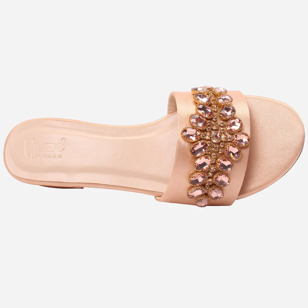 Women "AOMO" Low Block Heel Slippers - Image 4