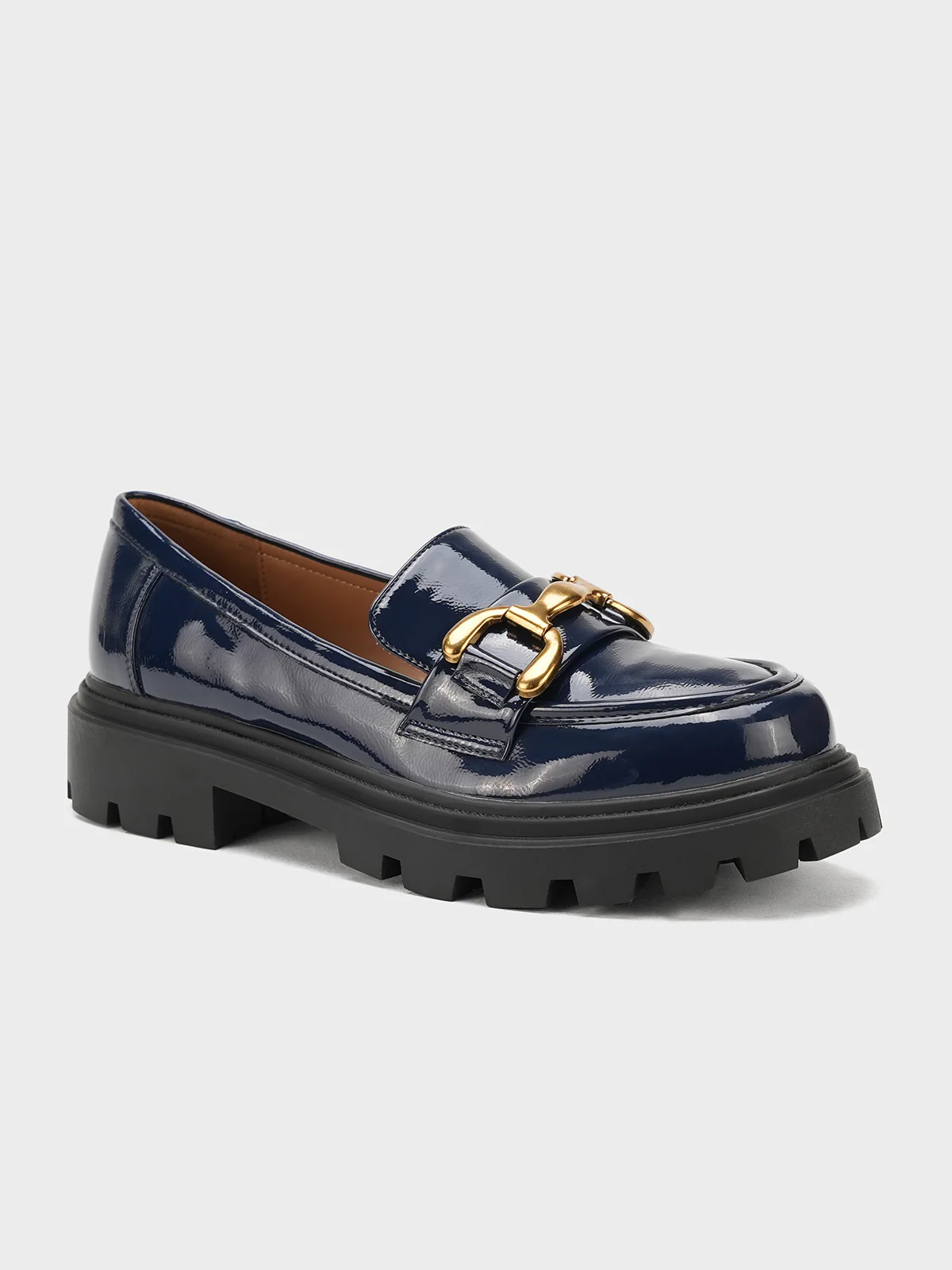 Women "APICHU" Glossy Perfect Loafer Shoes - Image 2