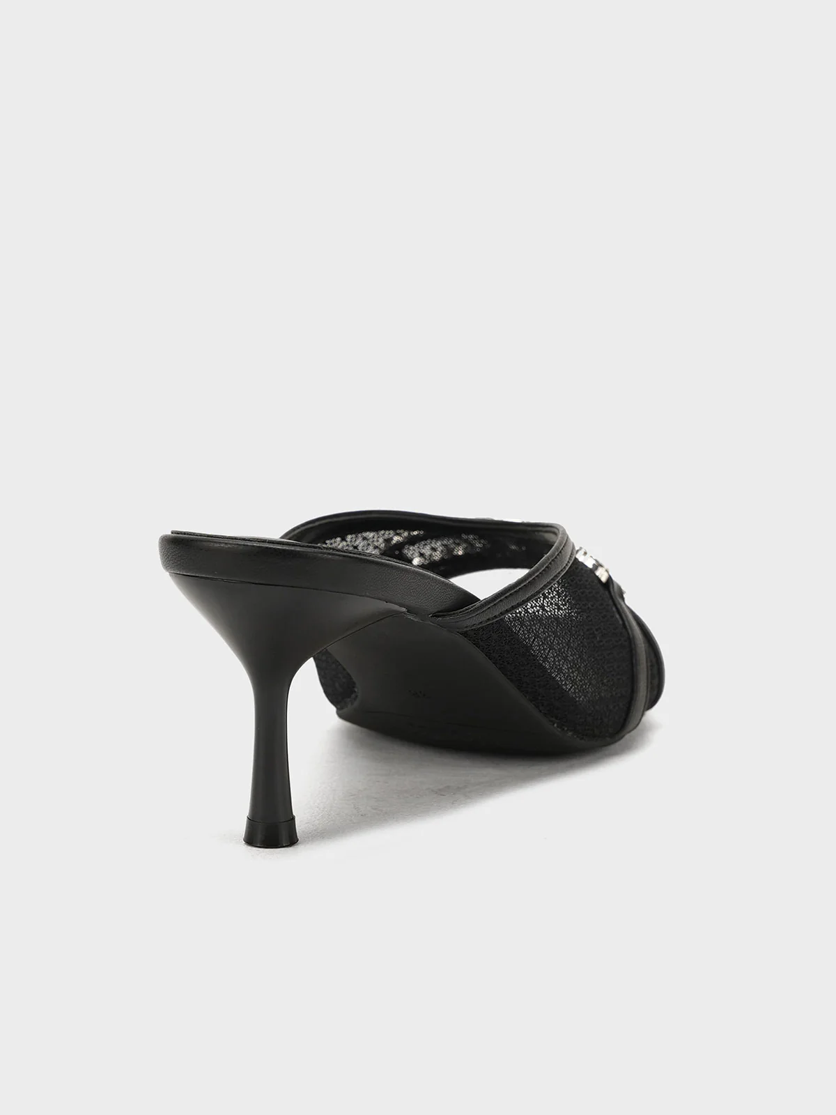 Women "ARELY" Elegant Mesh Heel Sandals - Image 3