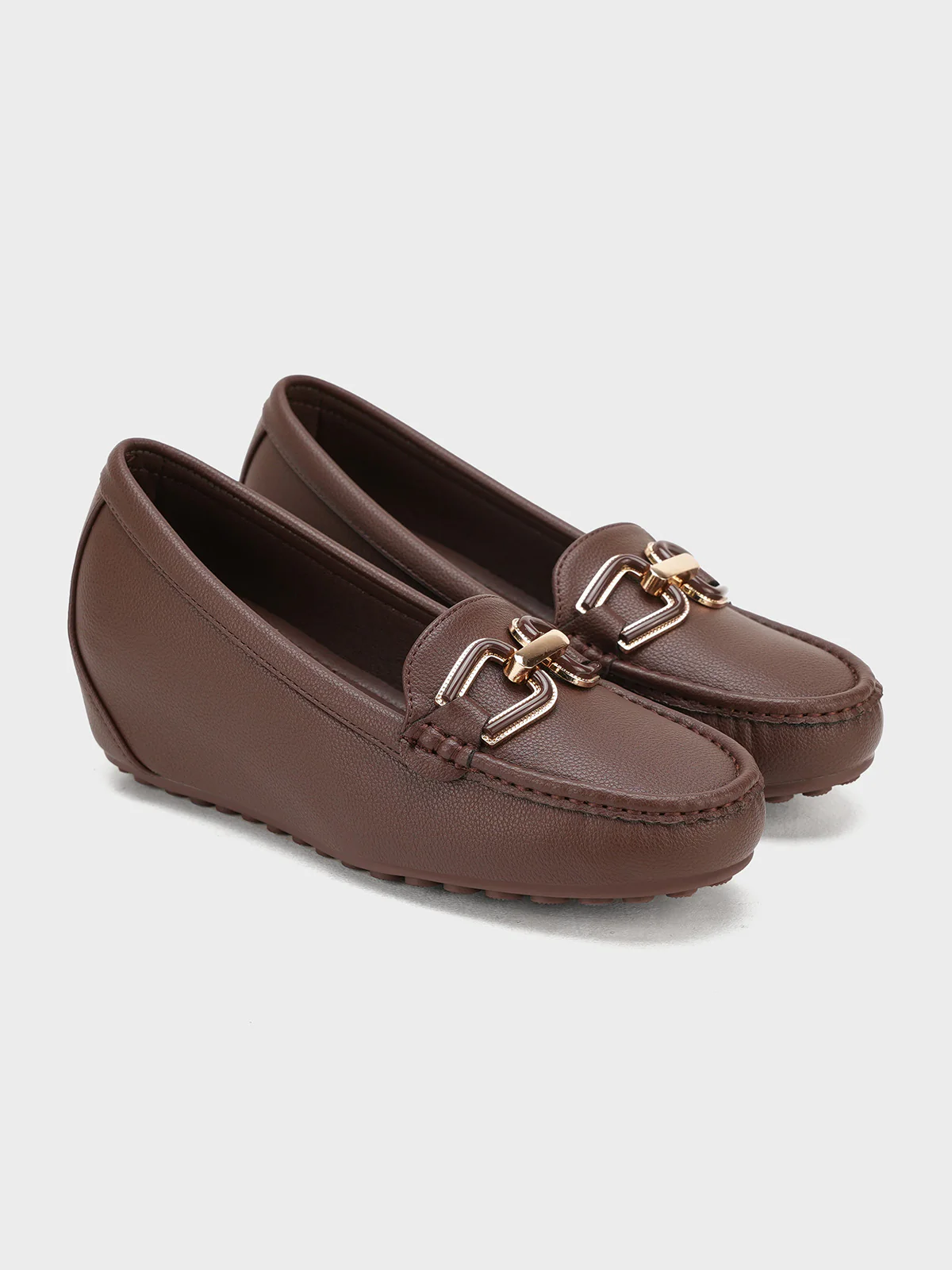Women "ARETHA" Wedge Style Moccasins - Image 4