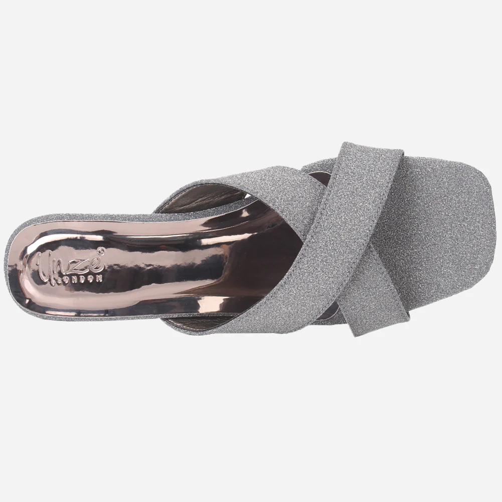 Women "ARIA" Block Heel Slip On Sandals - Image 4