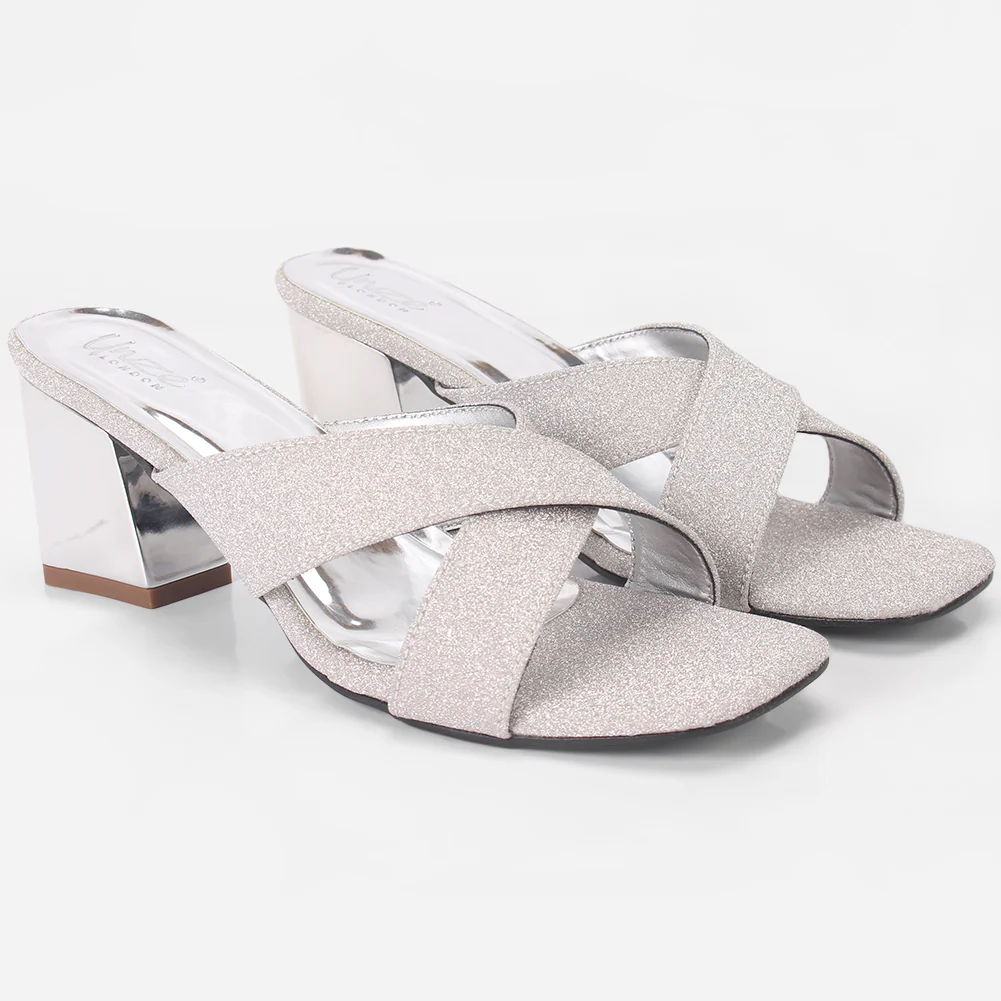 Women "ARIA" Block Heel Slip On Sandals - Image 2