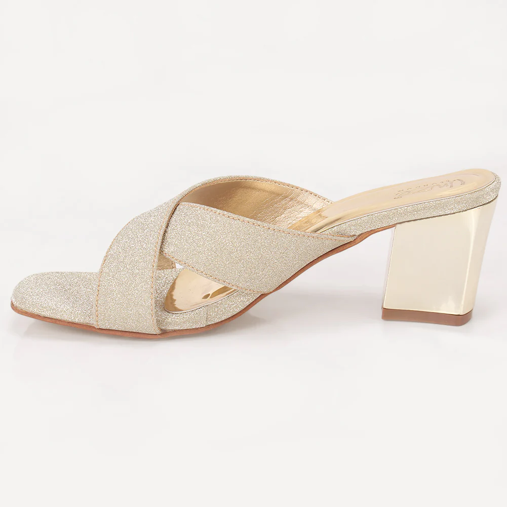 Women "ARIA" Block Heel Slip On Sandals - Image 3