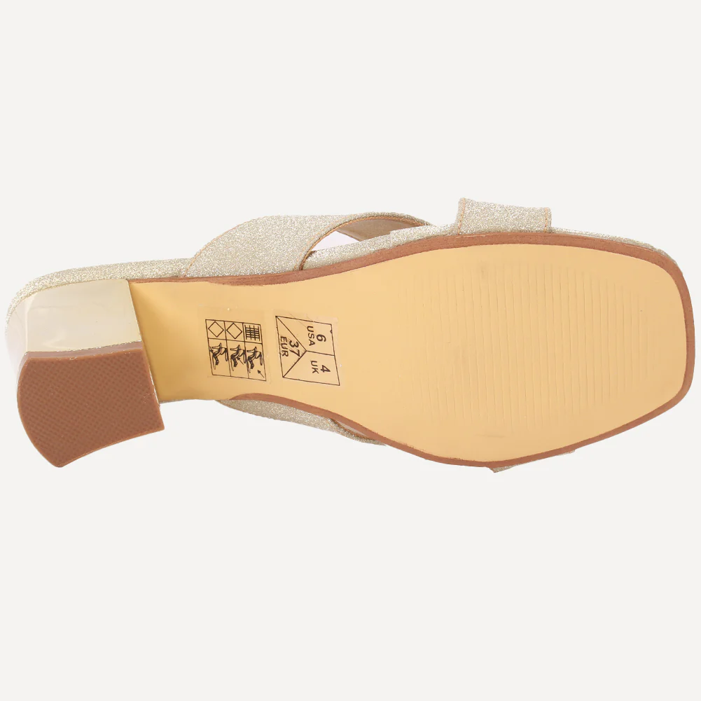 Women "ARIA" Block Heel Slip On Sandals - Image 5