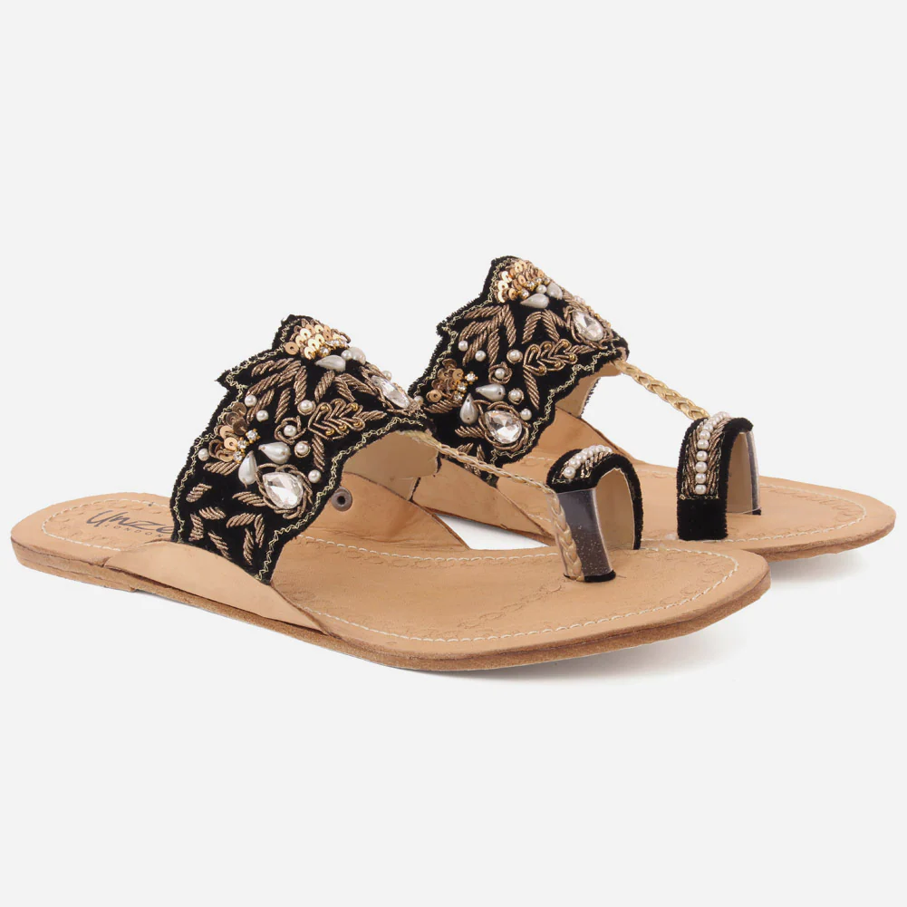 Women "ARIA" Trendy Kolhapuri Slippers - Image 2